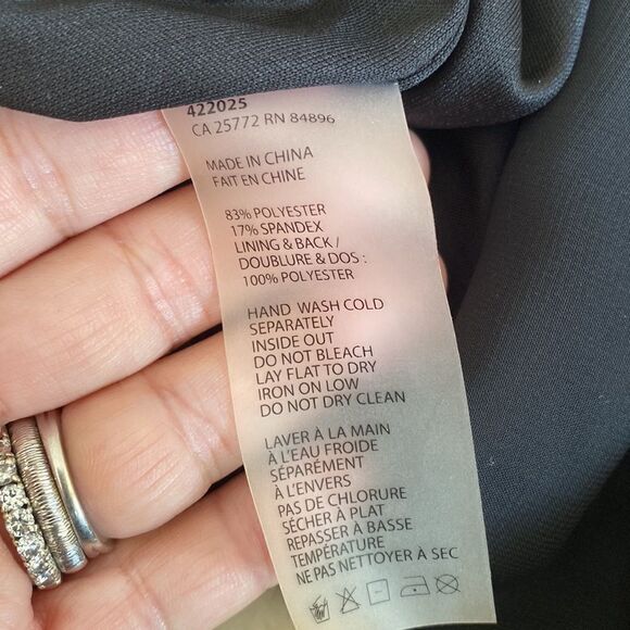 NWT Dex LBD Black Pleated Rushed Dress - Picture 12 of 16